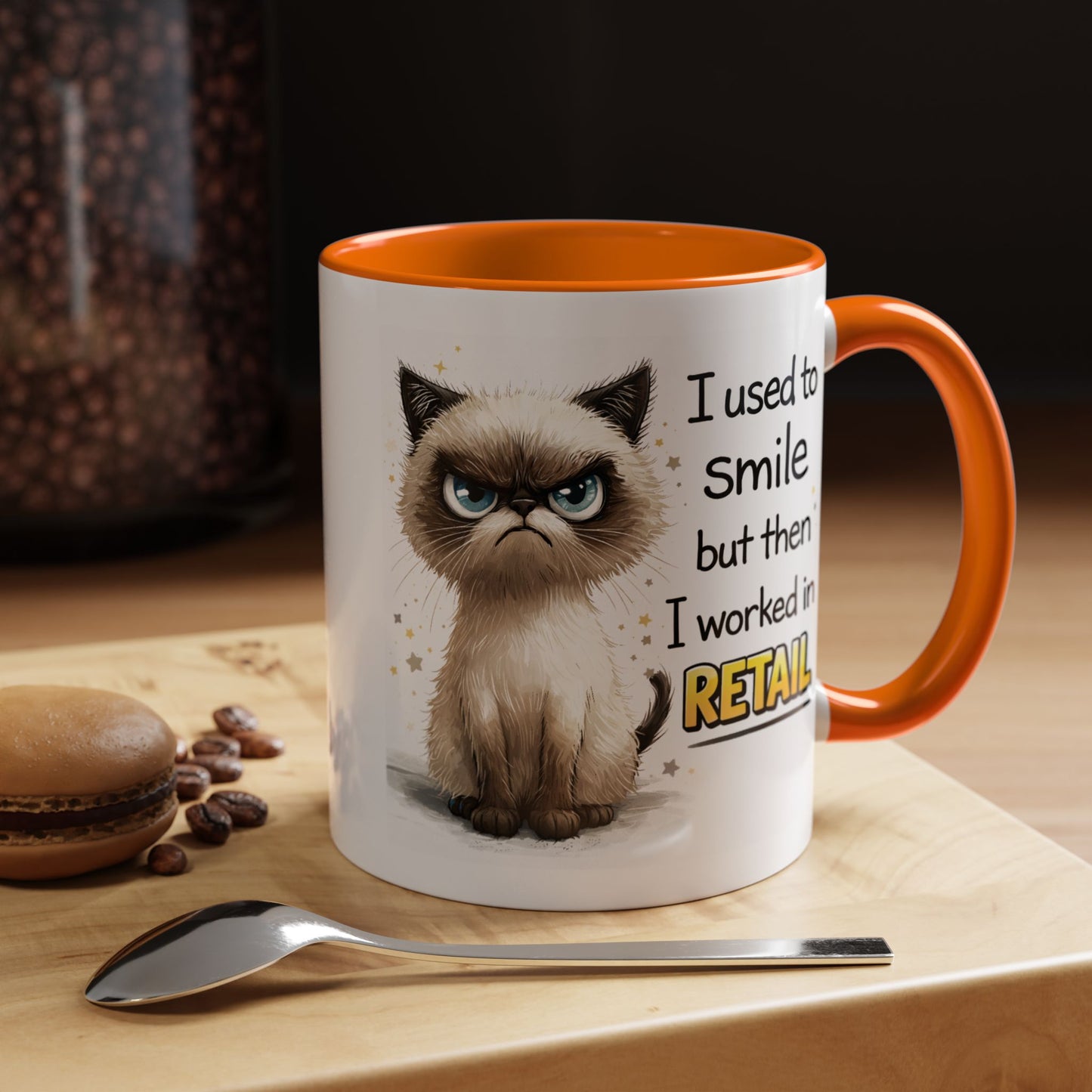 Humor Mug - I Used To Smile