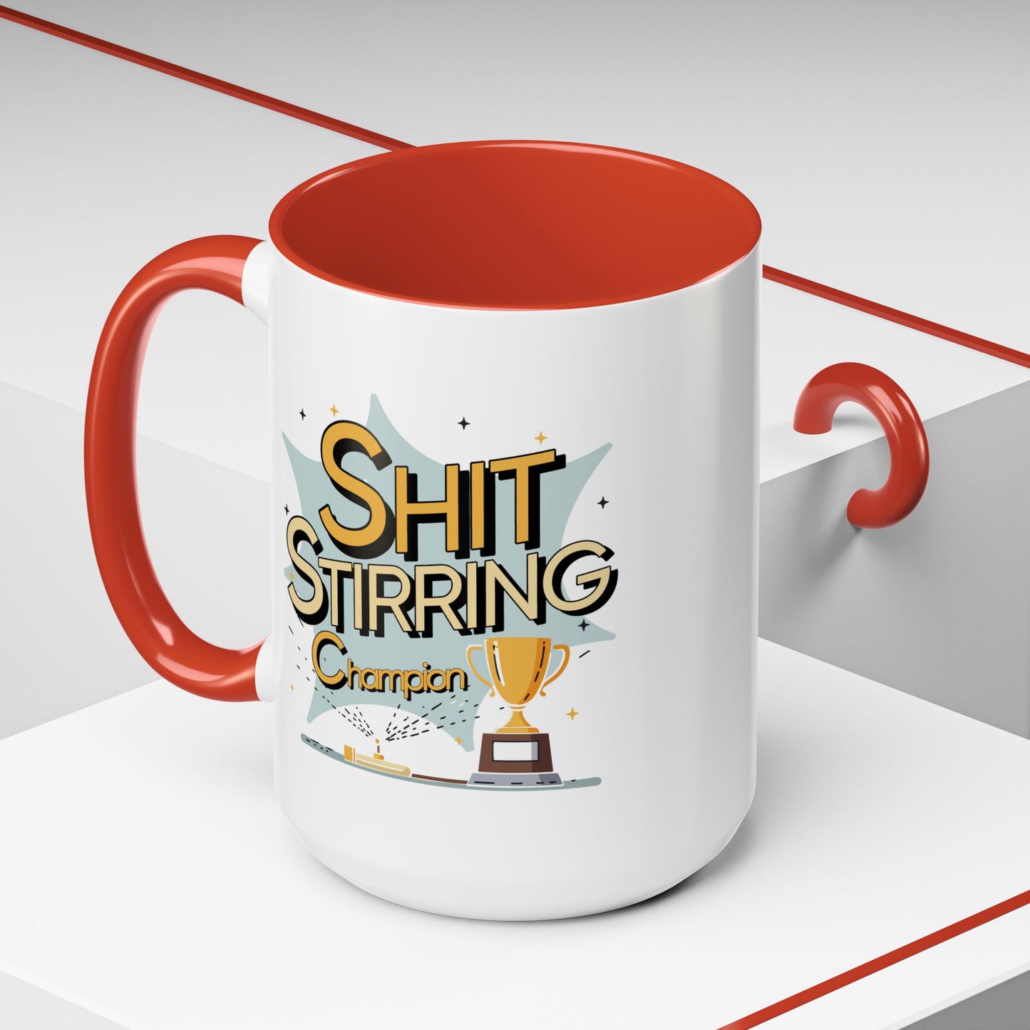 Adult Mug - Shit Stirring Champion