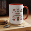 Christmas Mug - Merry Christmas Red & Green Text Santa Cute Animals