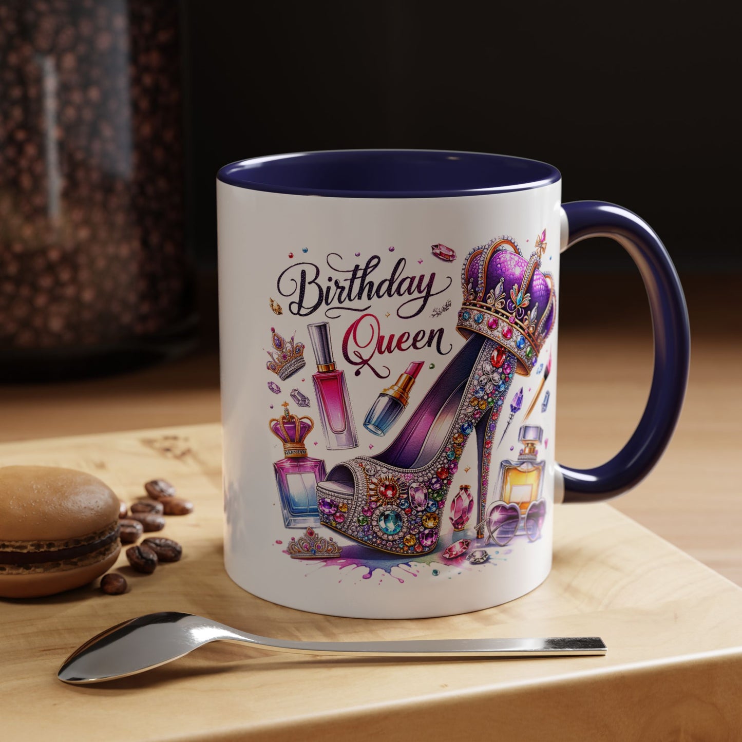 Birthday Mug - Birthday Queen Glitter