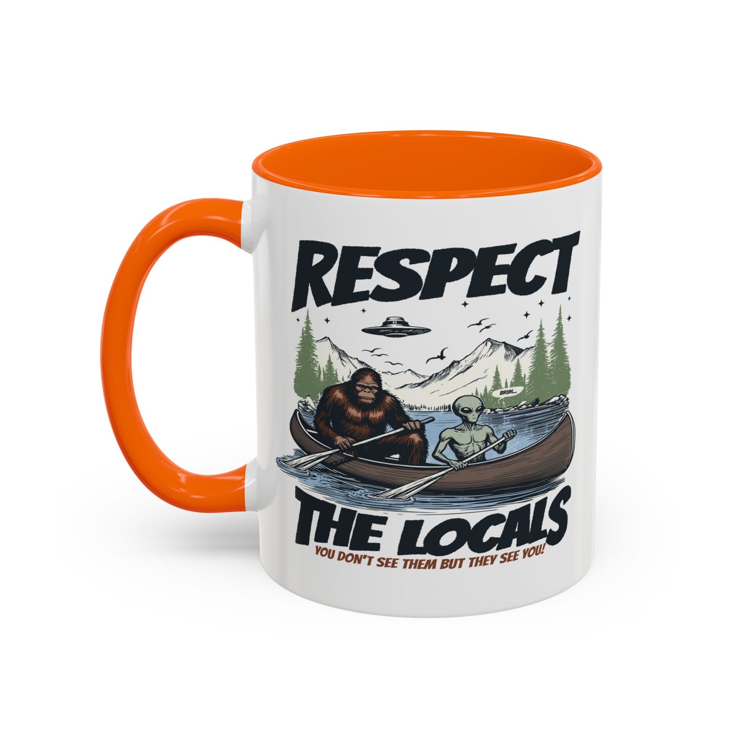 Alien Mug - Respect The Locals