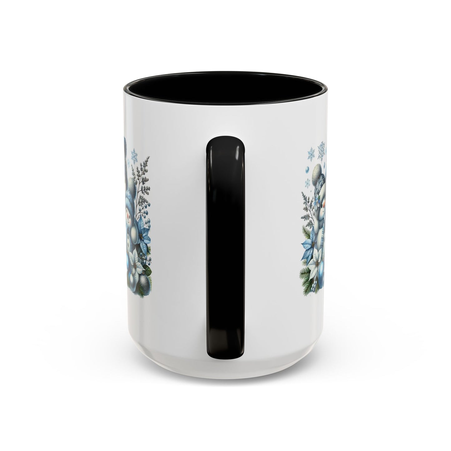 Christmas Mug - Blue Snowman Family
