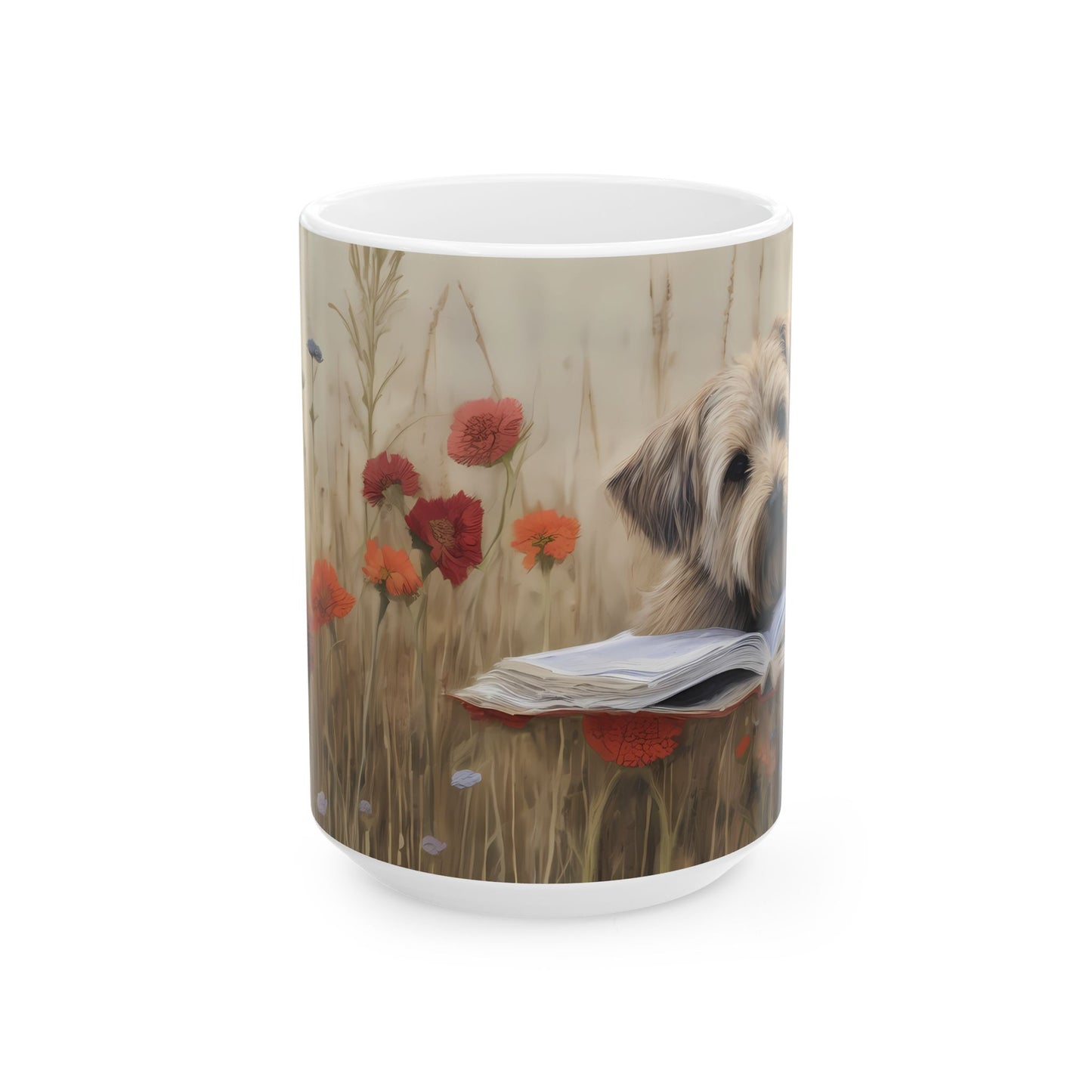 Artistic Mug - Felted Dog 3