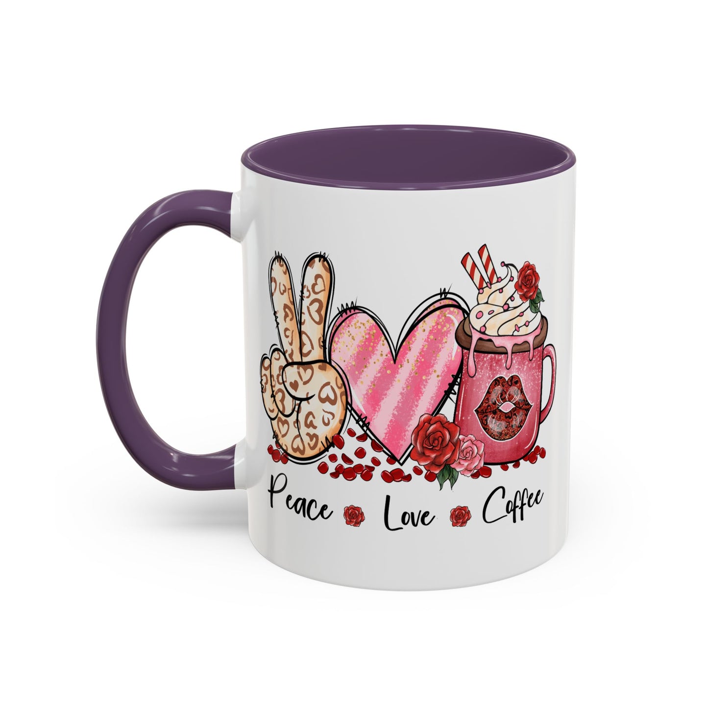 Humor Mug - Peace Love Coffee