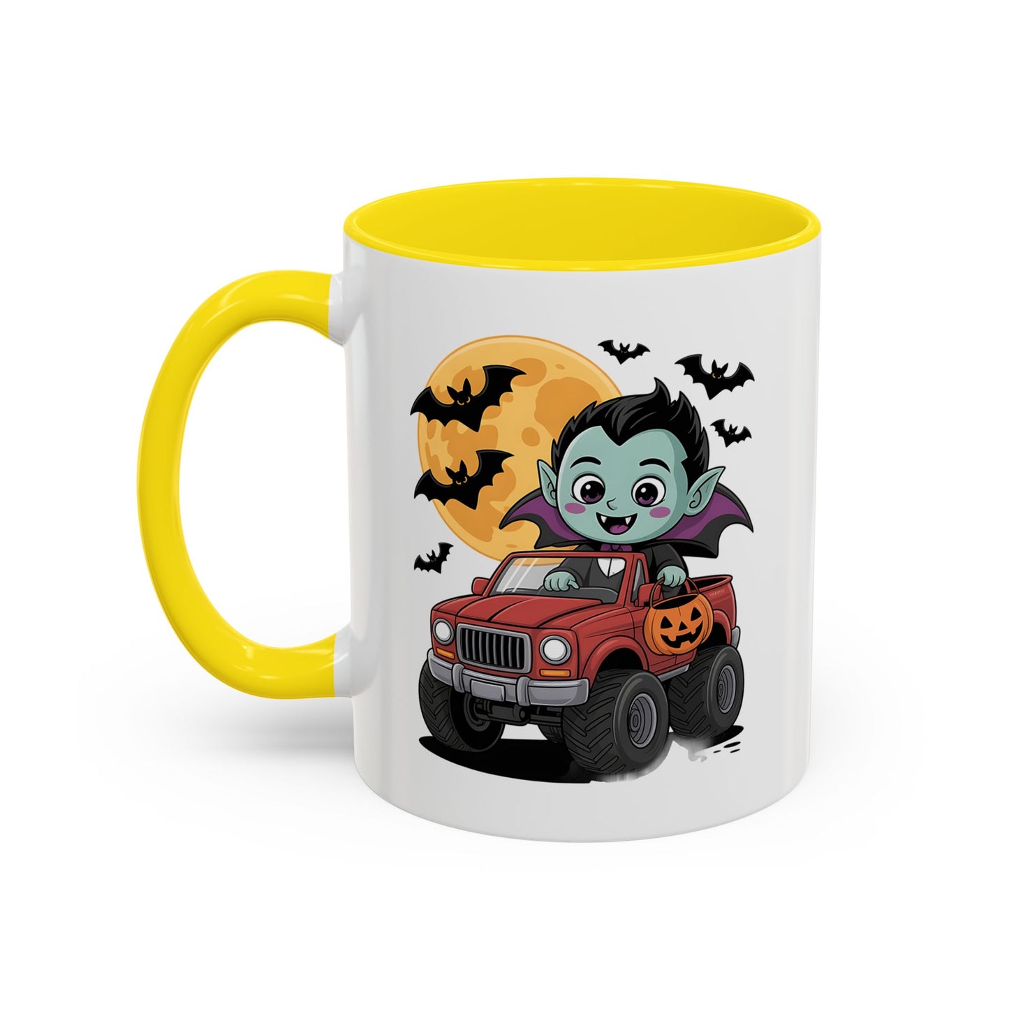 Halloween Mug - Driving Vampire