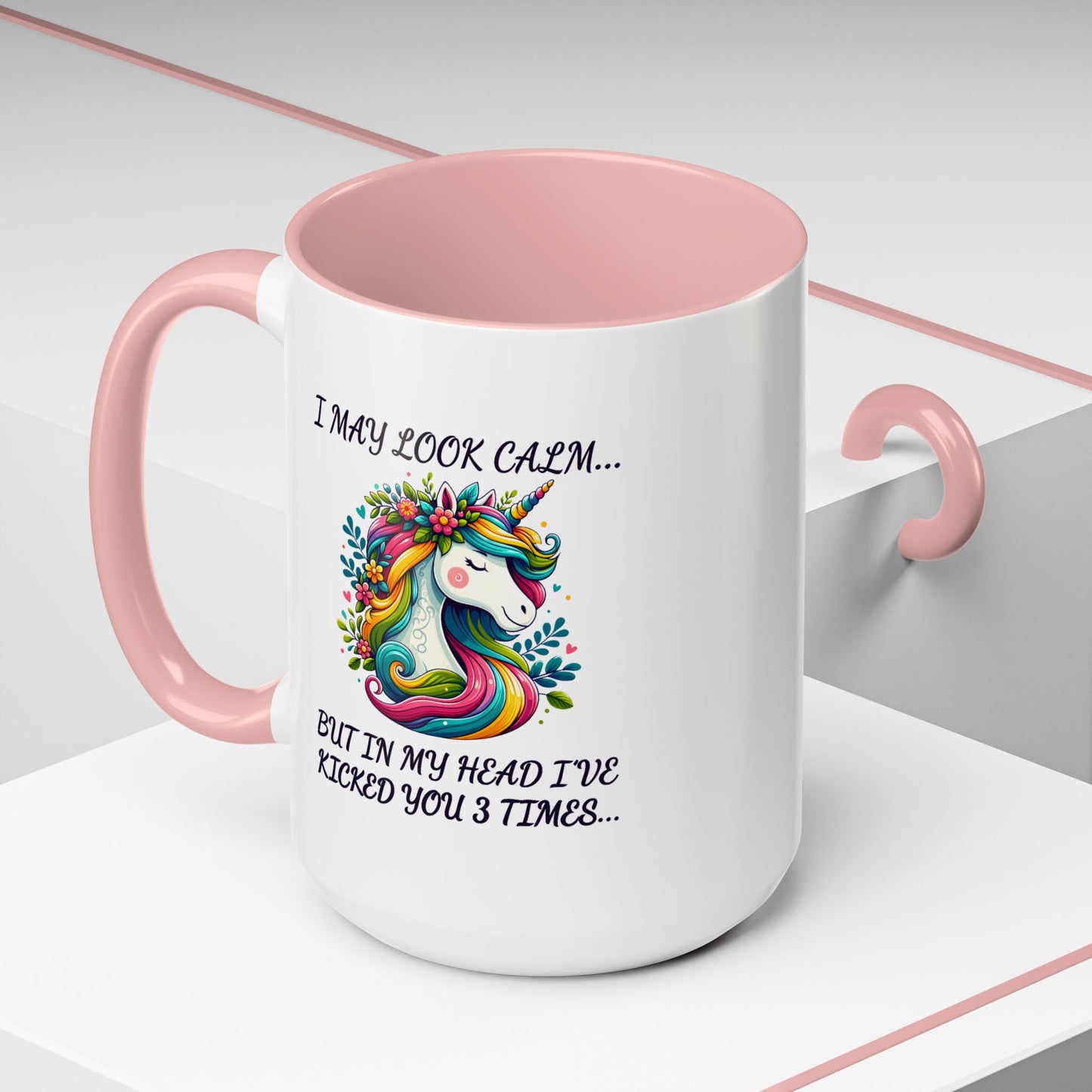 Adult Mug - I may Look Calm Unicorn