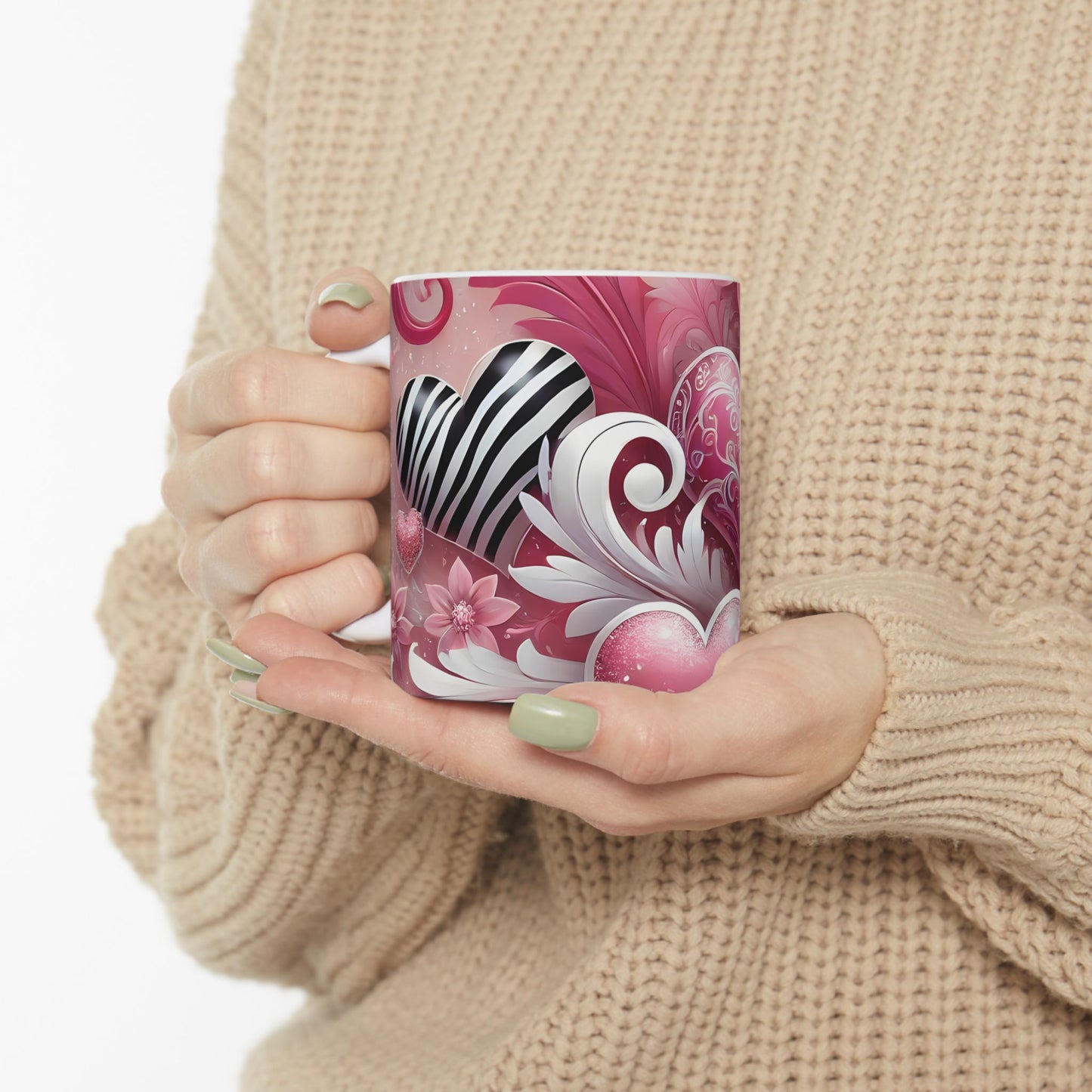Artistic Mug - Art Hearts