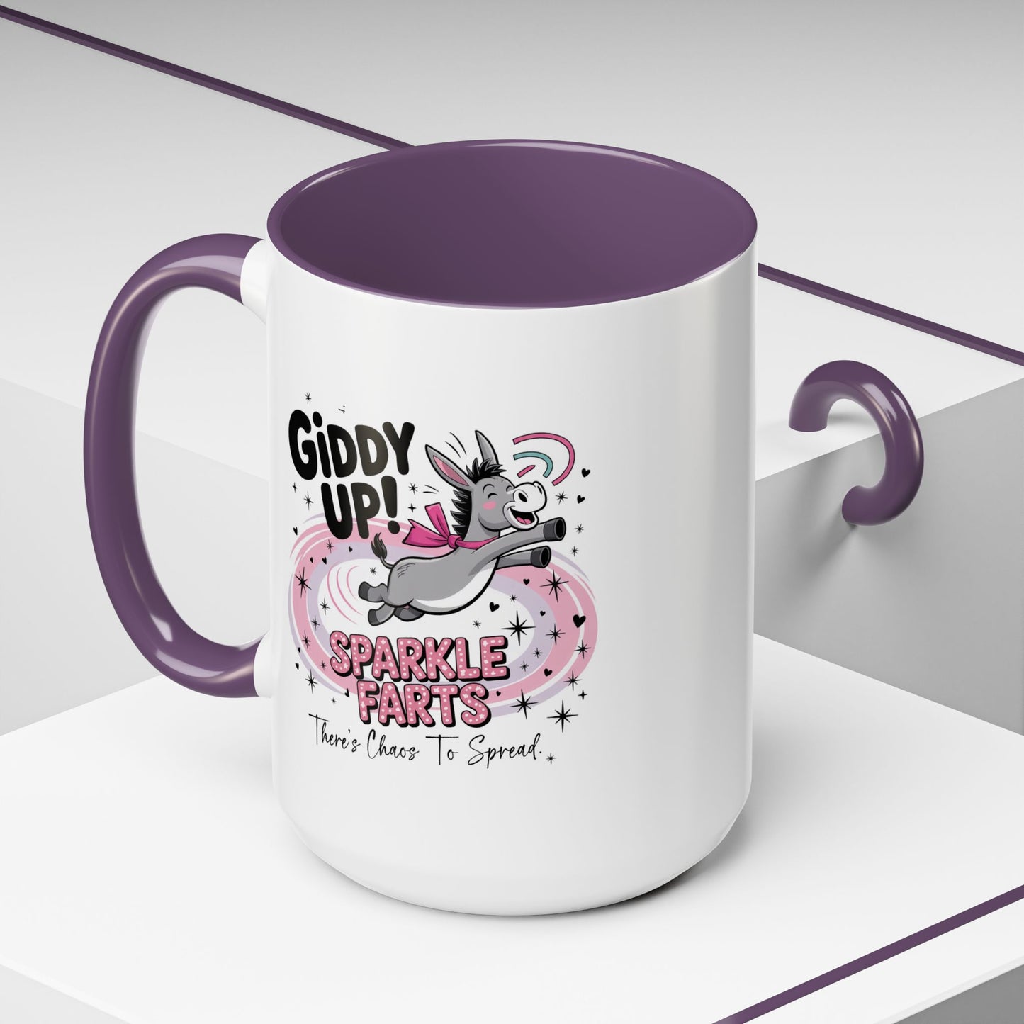 Humor Mug - Giddy Up Sparkle Farts
