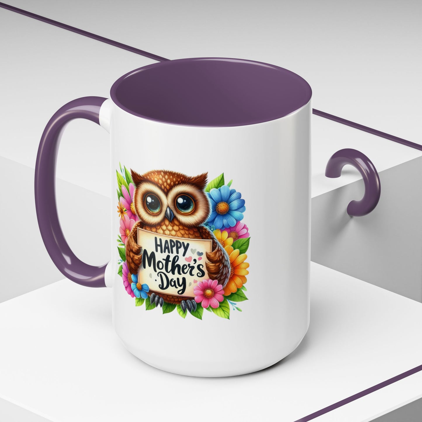 Mother's Day Mug - Happy Mother's Day Owl