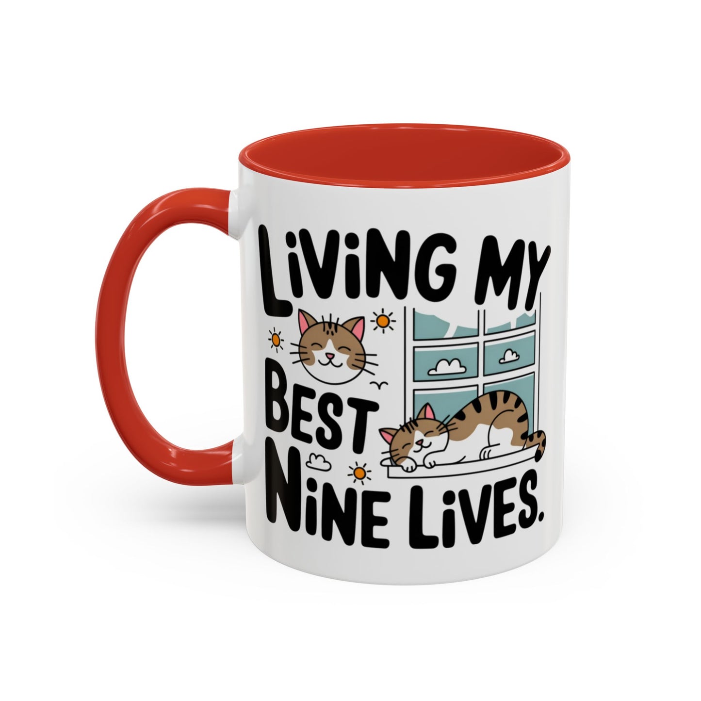 Animal Mug - Living My Best Nine Lives