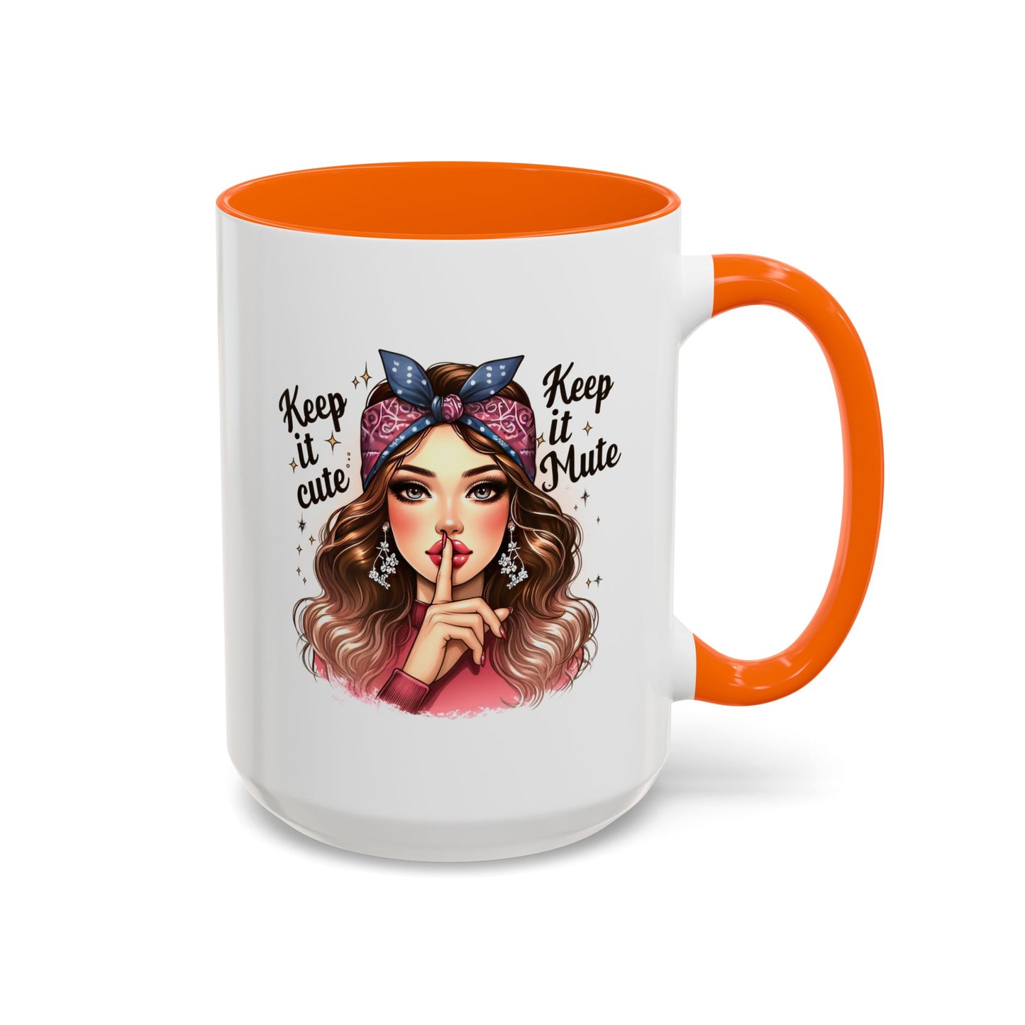 Humor Mug - Keep It Cute Keep It Mute
