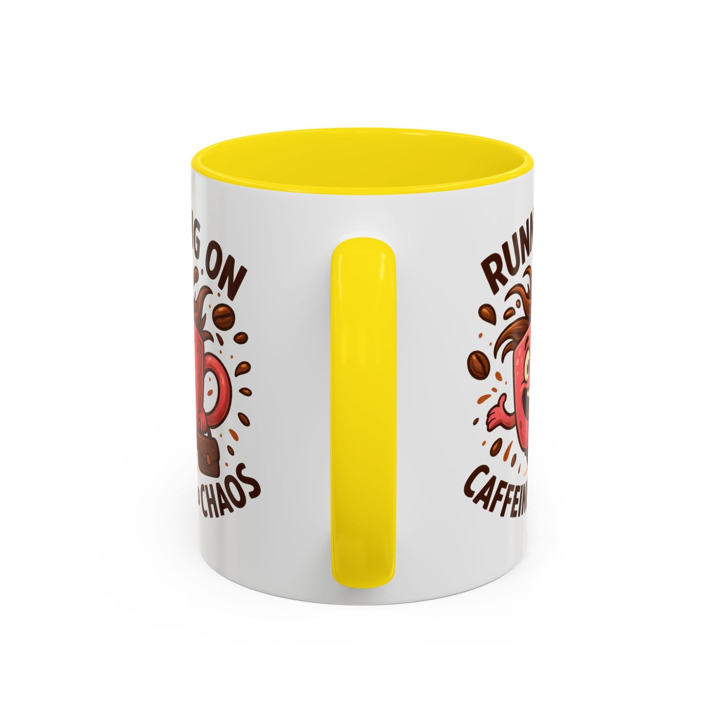 Humor Mug - Running On Caffeine and Chaos