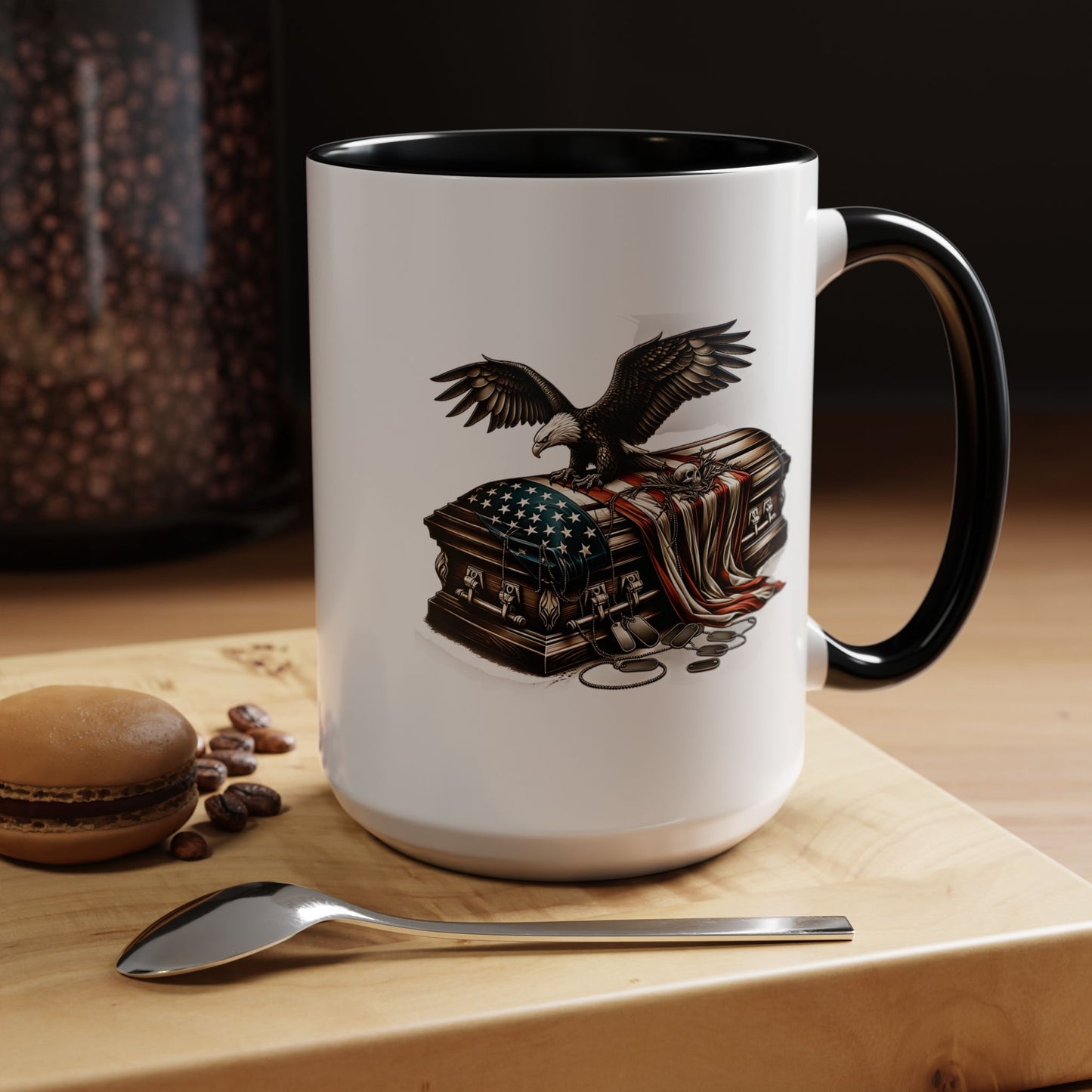 4th of July Mug - American Bald Eagle Fallen Soldier