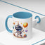 Birthday Mug - Happy Birthday Astronaut, Cake & Balloon