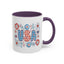 4th of July Mug - USA Preppy Floral