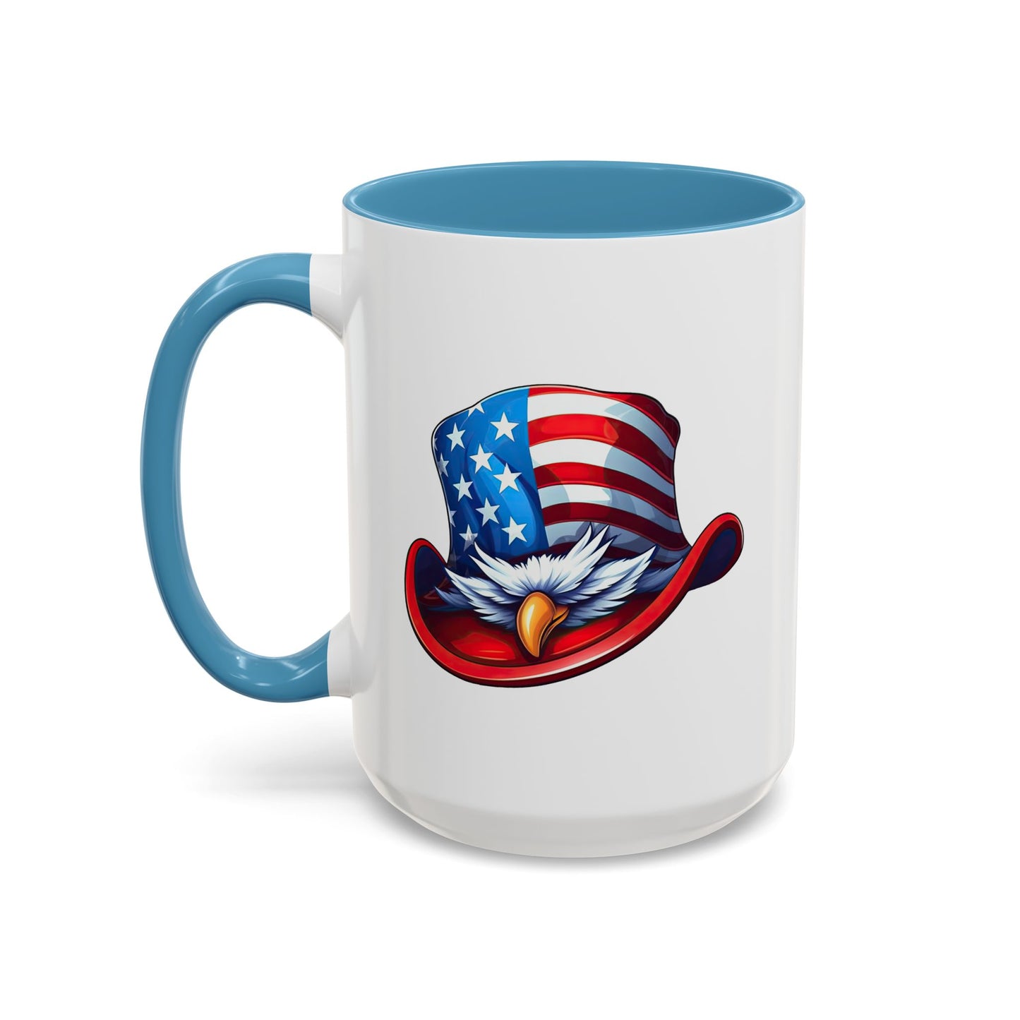 4th of July Mug - Bald Eagle American Hat