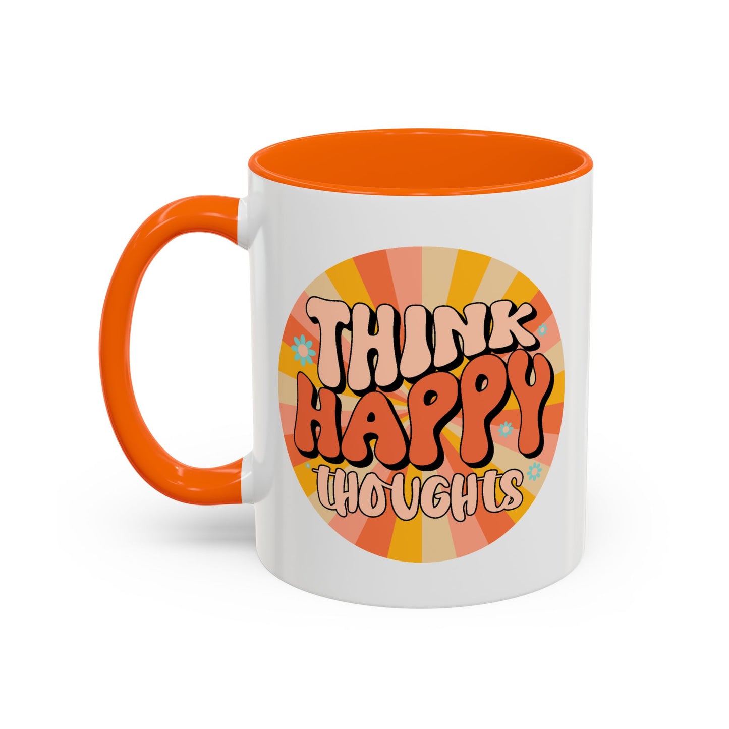 Wellness Mug - Think Happy Thoughts Hippie