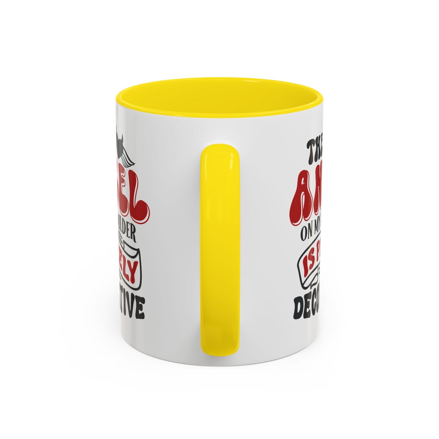 Humor Mug - The Angel on my Shoulder