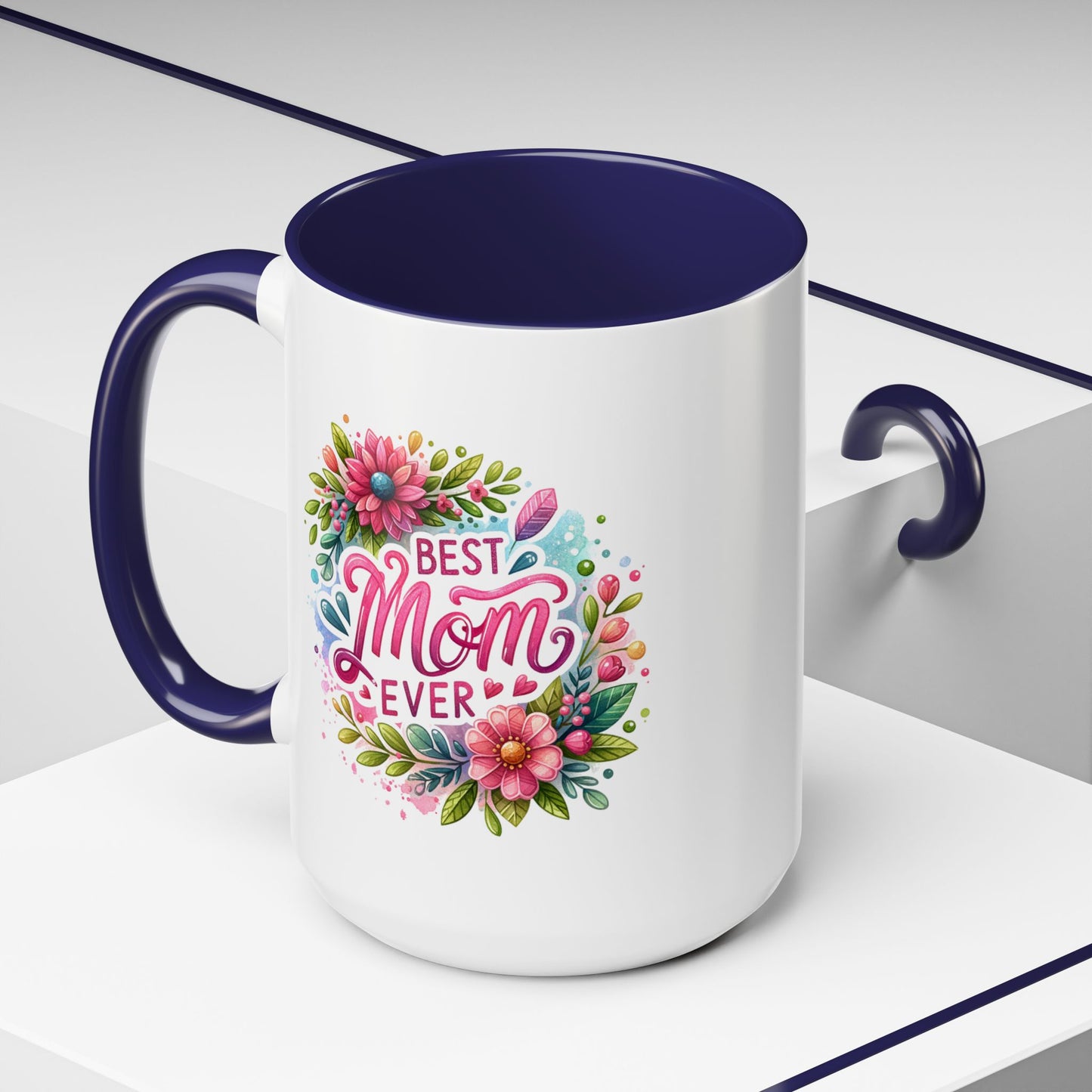 Mother's Day Mug - Best Mom Ever Floral