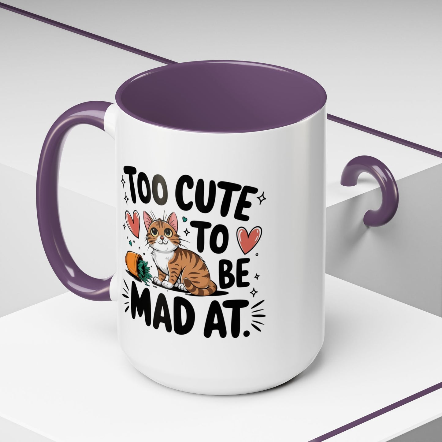 Animal Mug - Too Cute To Be Mad At