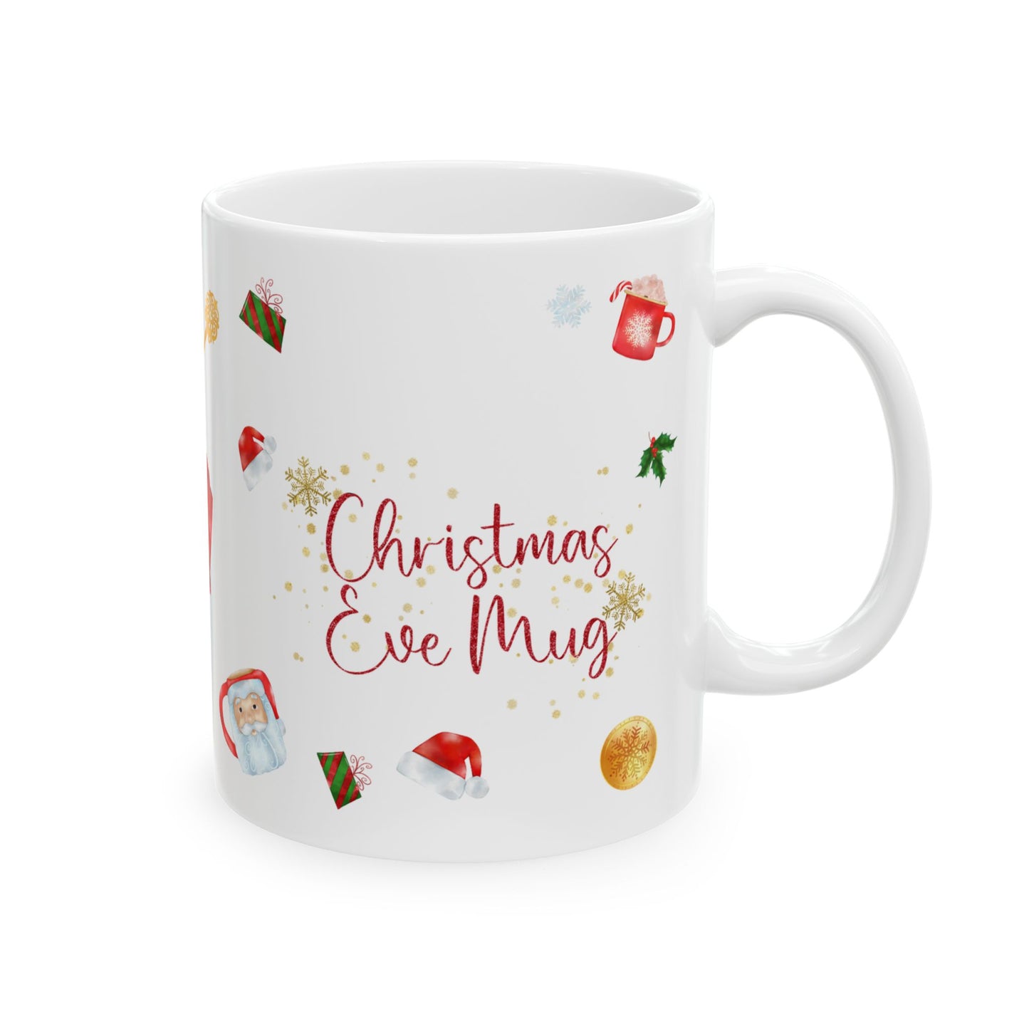 Christmas Mug - Christmas Eve Mug Red Text