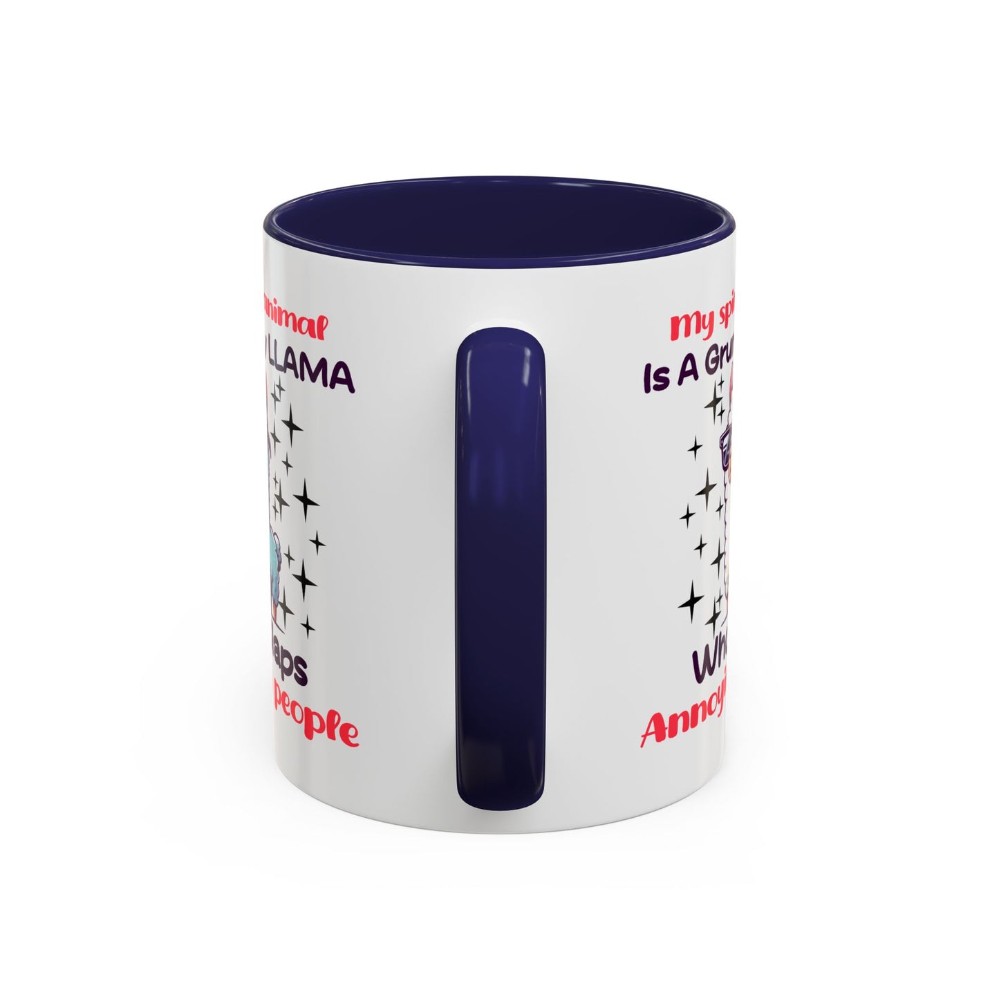Humor Mug - My Spirit Animal is a Grumpy Llama
