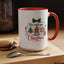 Christmas Mug - We Wish You a Merry Christmas Black & Red Text Cookies & Candy