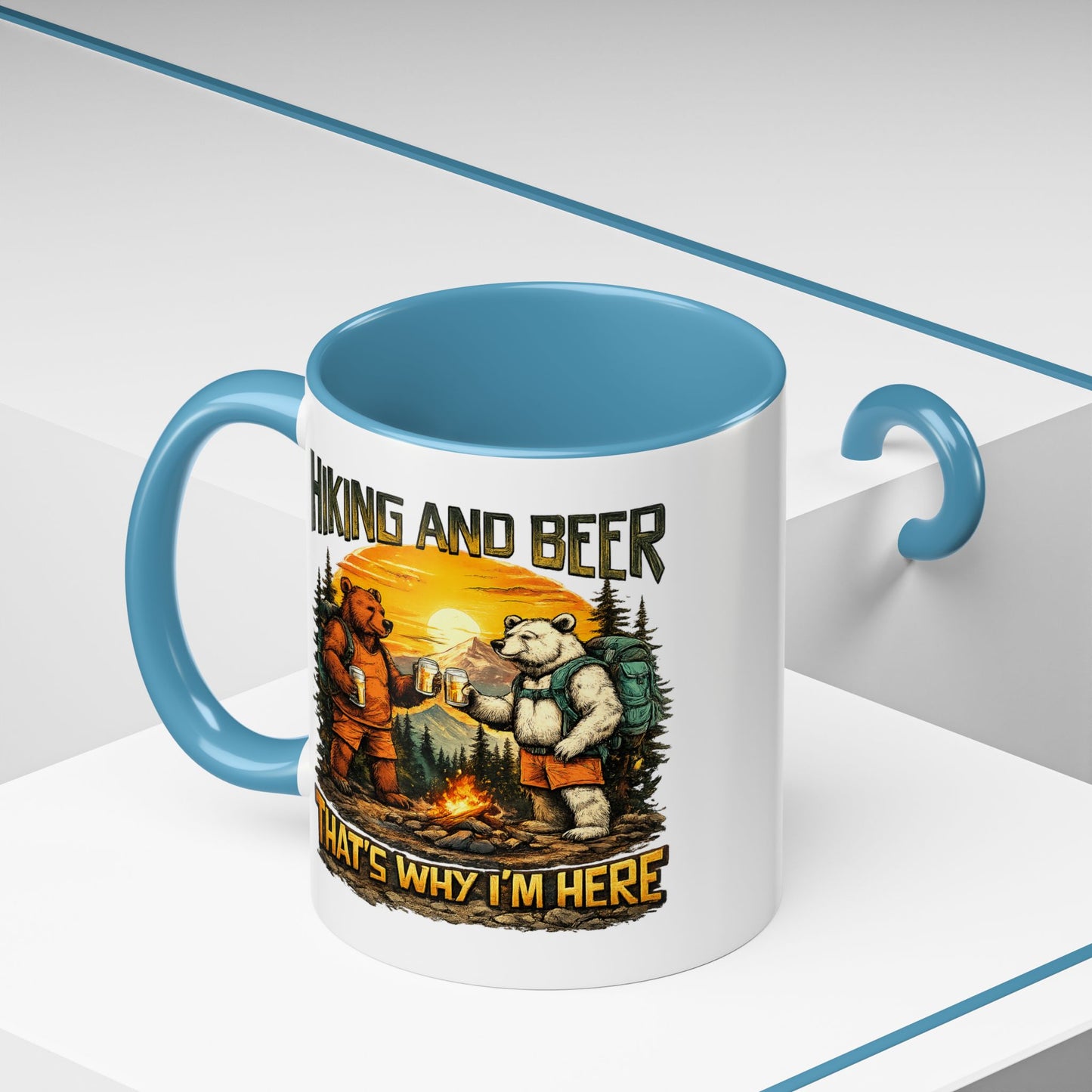 Humor Mug - Hiking and Beer