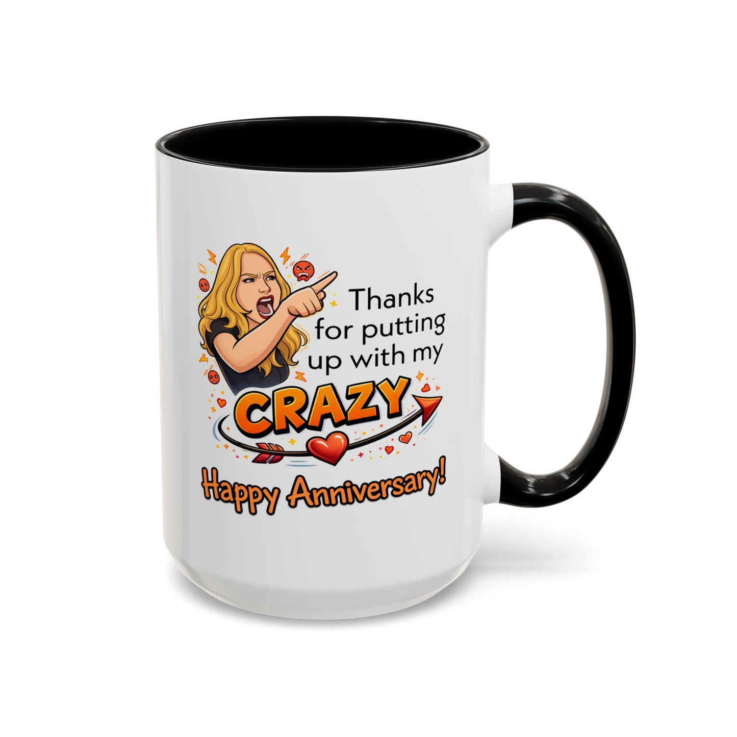 Anniversary Mug - Thanks For Putting Up