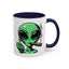Adult Mug - Green Alien Fuck You Human