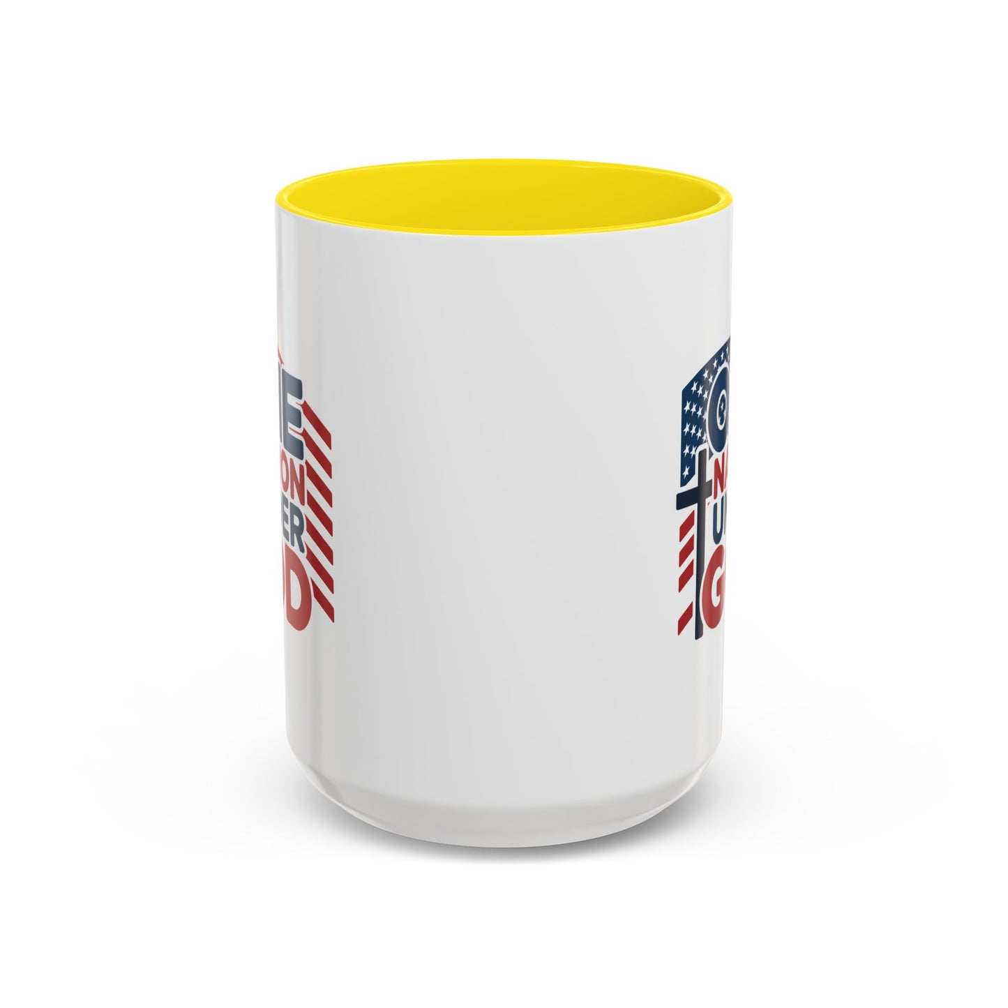 Religious Mug - One Nation Flag Cross