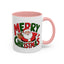 Christmas Mug - Green & Red Text Santa Presents
