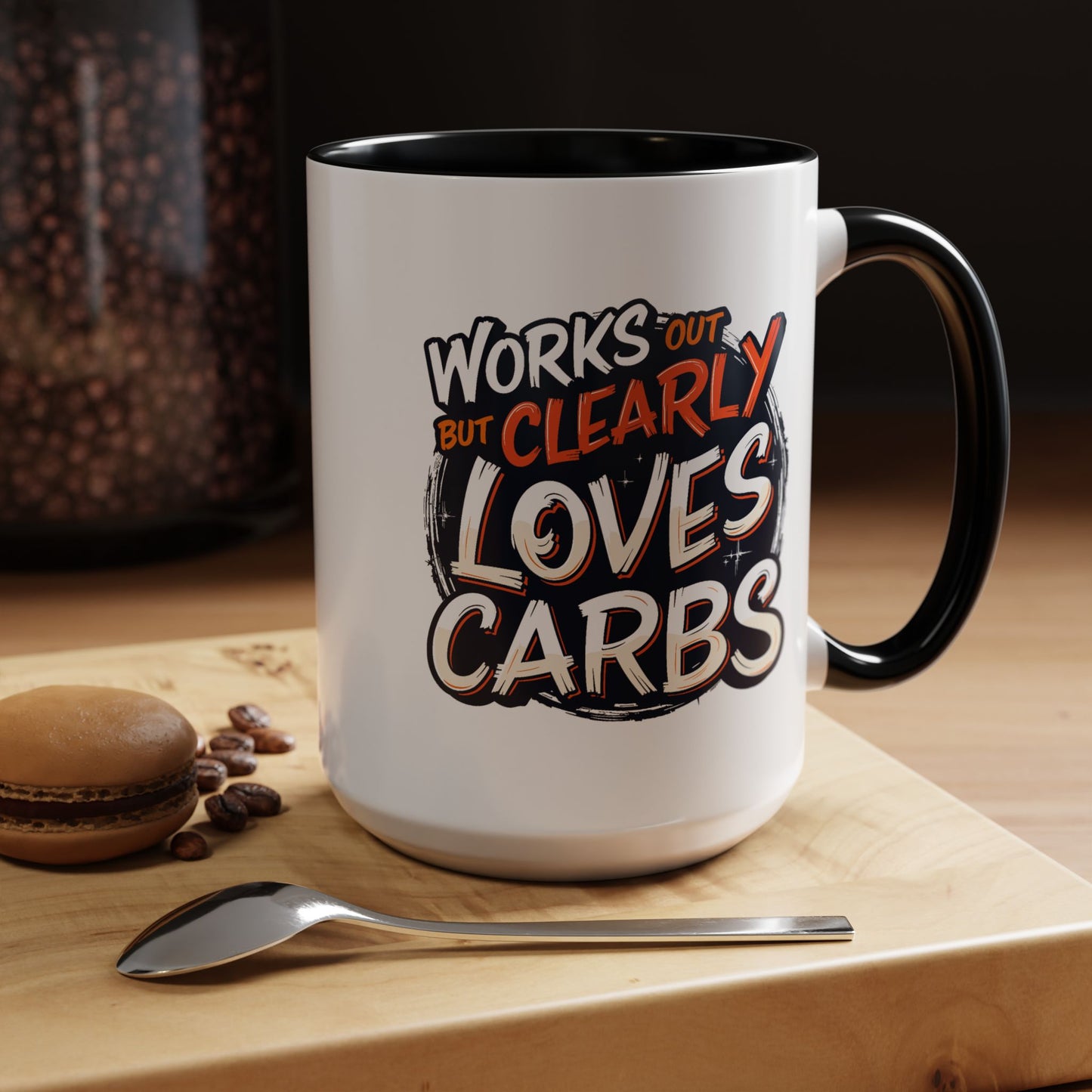 Adult Mug - Works Out But