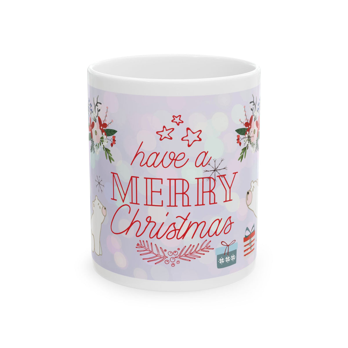 Chistmas Mug - Have a Merry Christmas Polar Bear Wrap