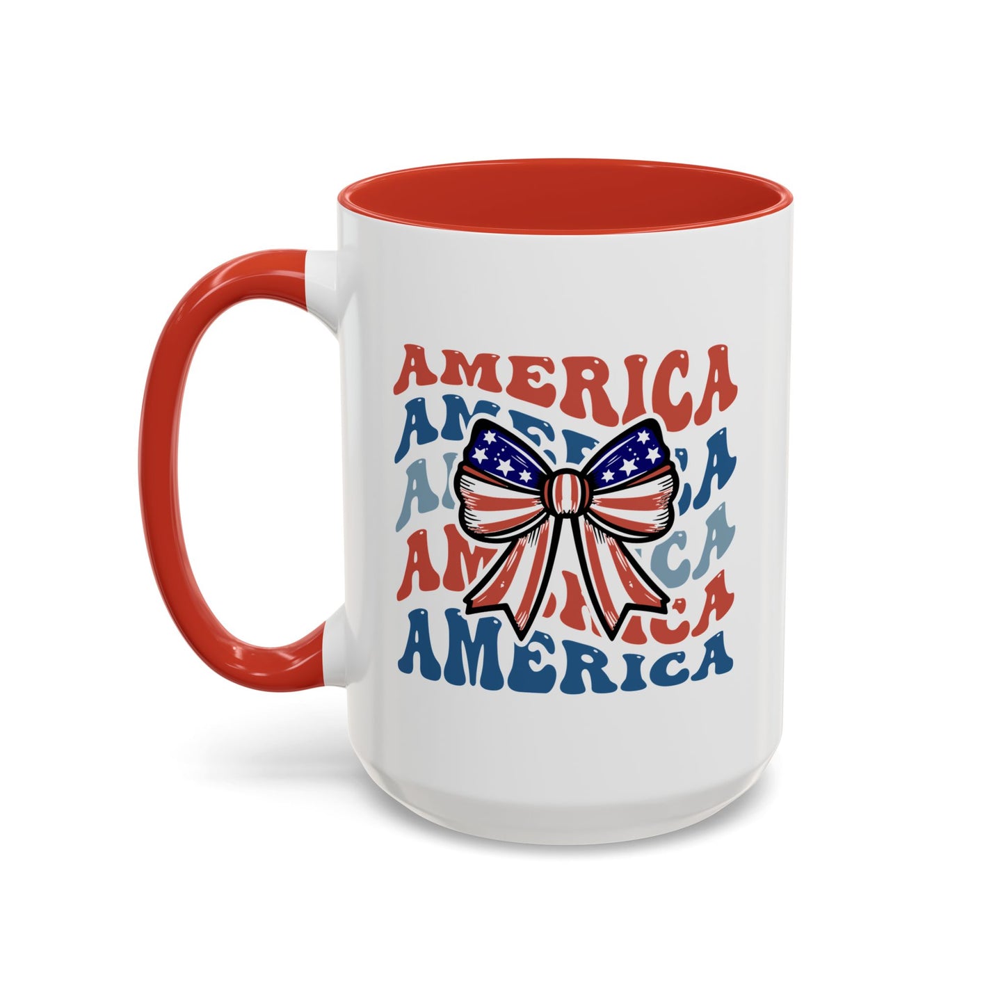 4th of July Mug - America Bow