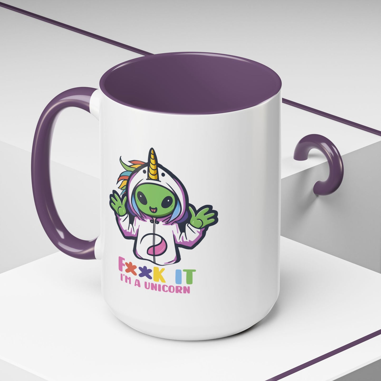 Alien Mug - F**K It I'm A Unicorn