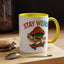 Humor Mug - Stay Weird Mushroom Skateboard