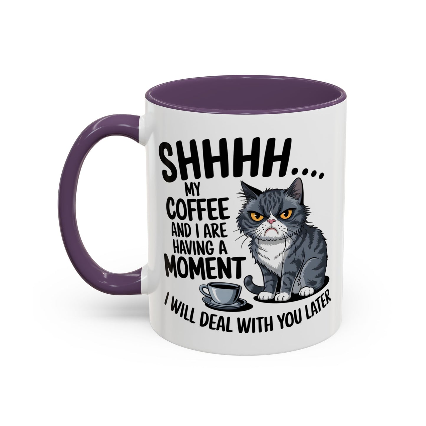 Animal Mug - Shhhh My Coffee and I