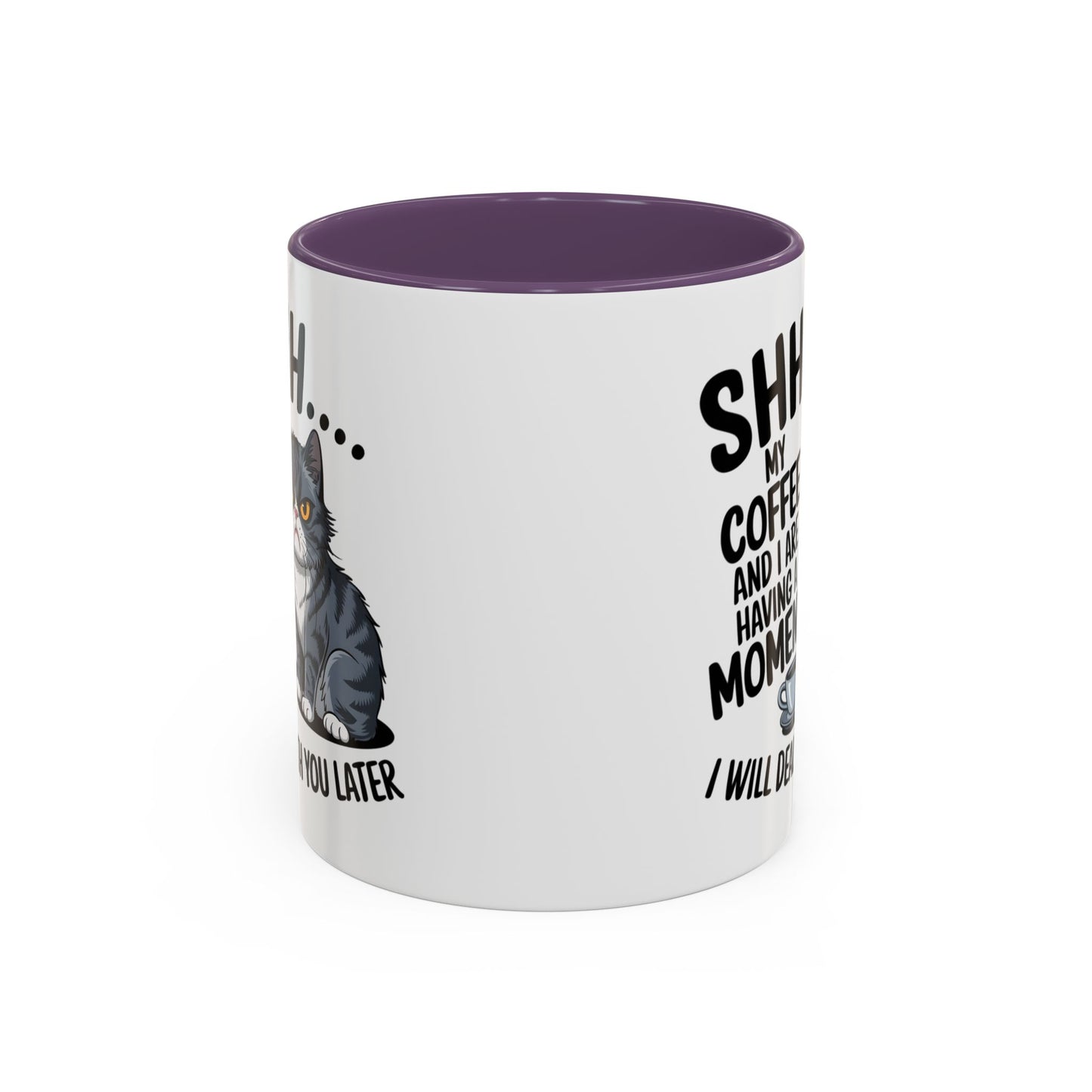 Animal Mug - Shhhh My Coffee and I