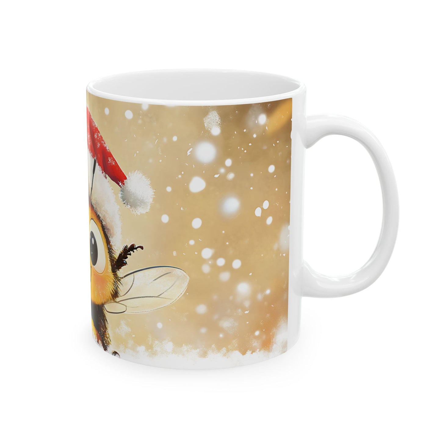 Christmas Mug - Smiley Bee