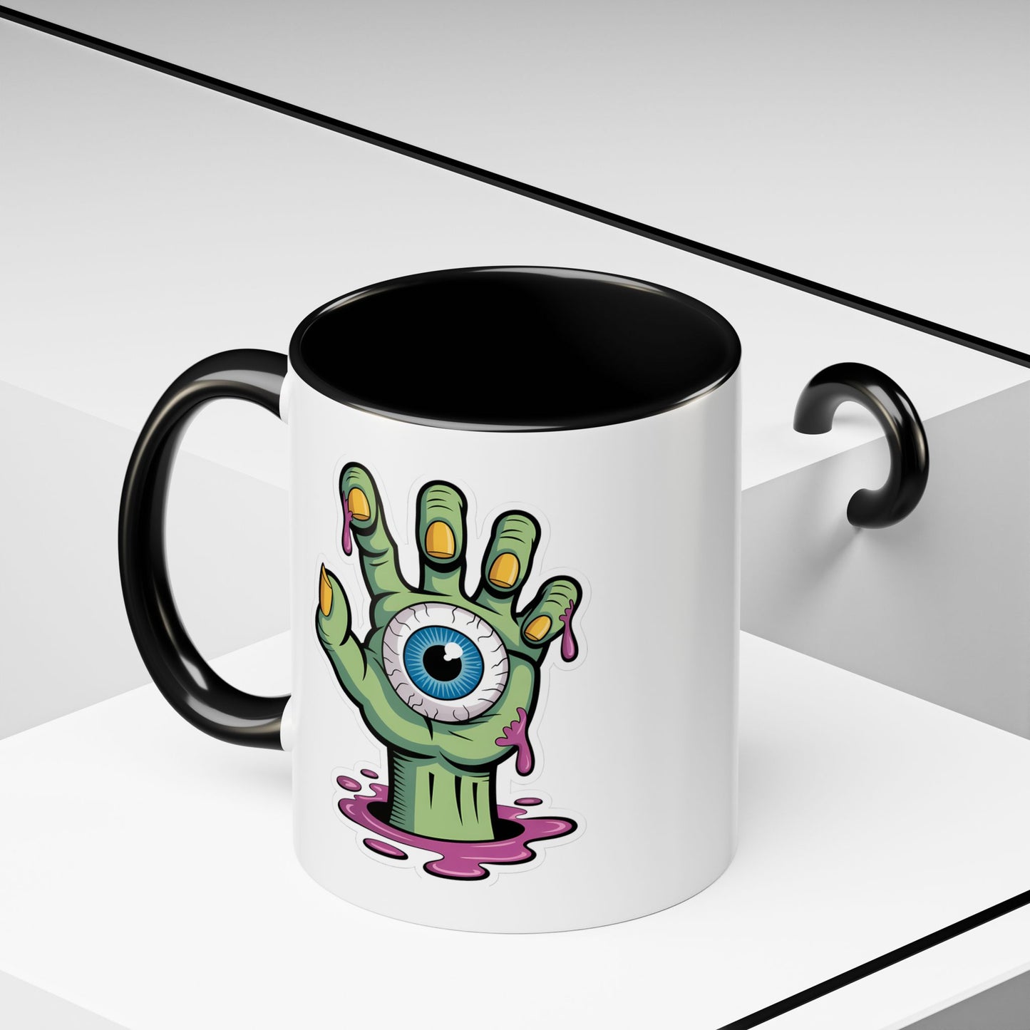 Halloween Mug - Eye Ball Hand