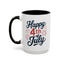 4th of July Mug - Happy 4th of July Fireworks