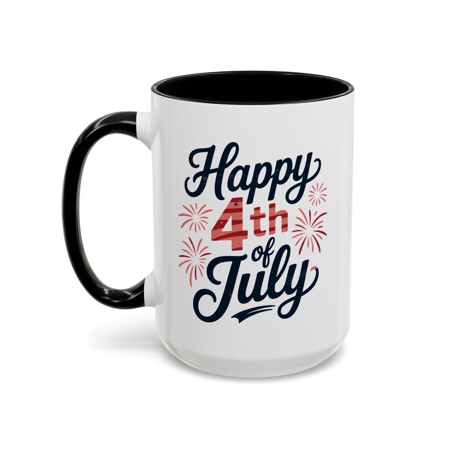 4th of July Mug - Happy 4th of July Fireworks