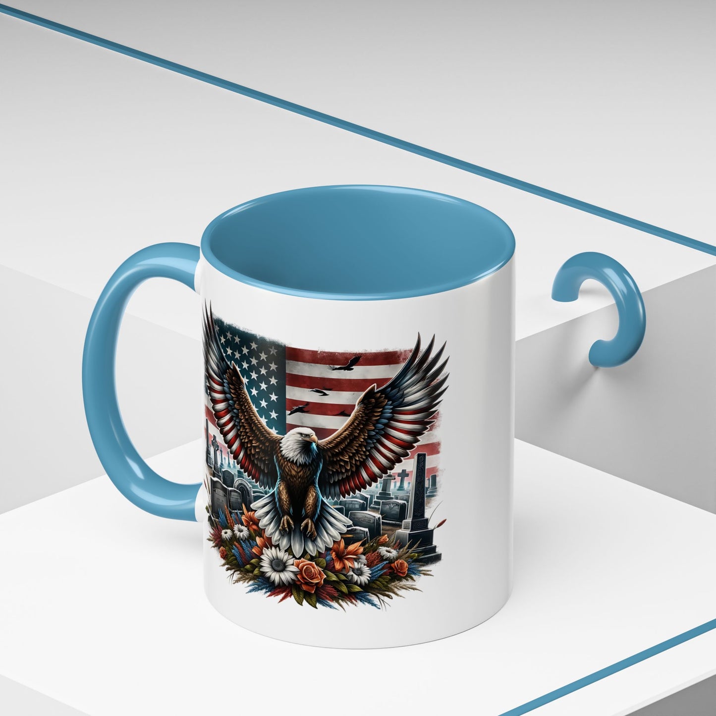 4th of July Mug - American Bald Eagle Memorial