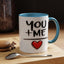 Anniversary Mug - You and Me Red Heart