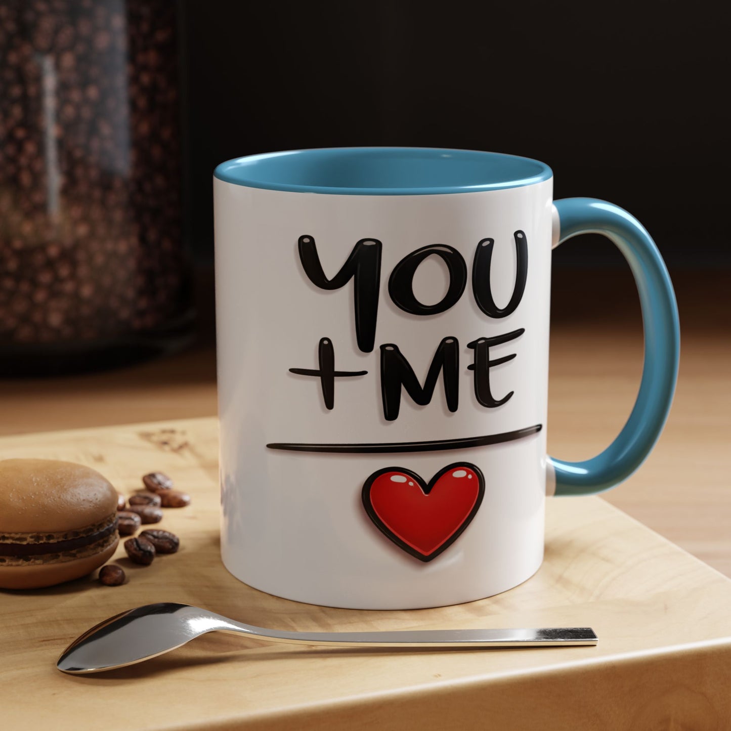 Anniversary Mug - You and Me Red Heart