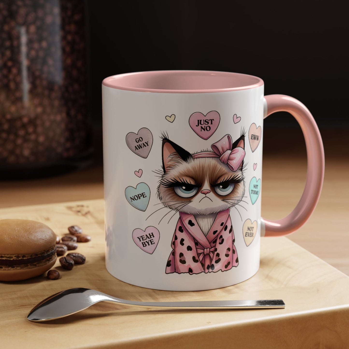 Animal Mug - Conversation Hearts