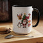 Christmas - Merry Christmas White Text Santa Reindeer Penguin Fox