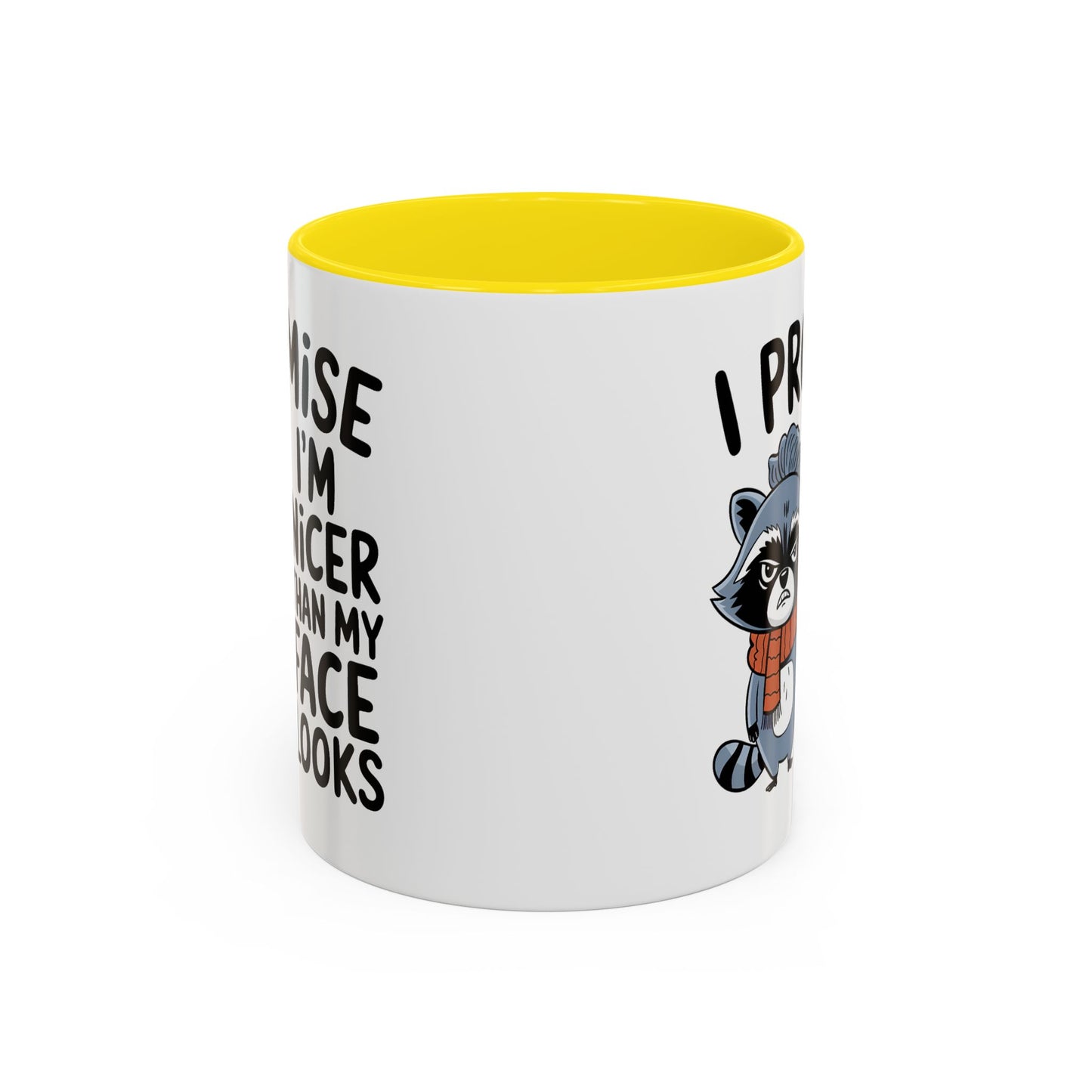 Humor Mug - I Promise I'm Nicer Than My Face Looks