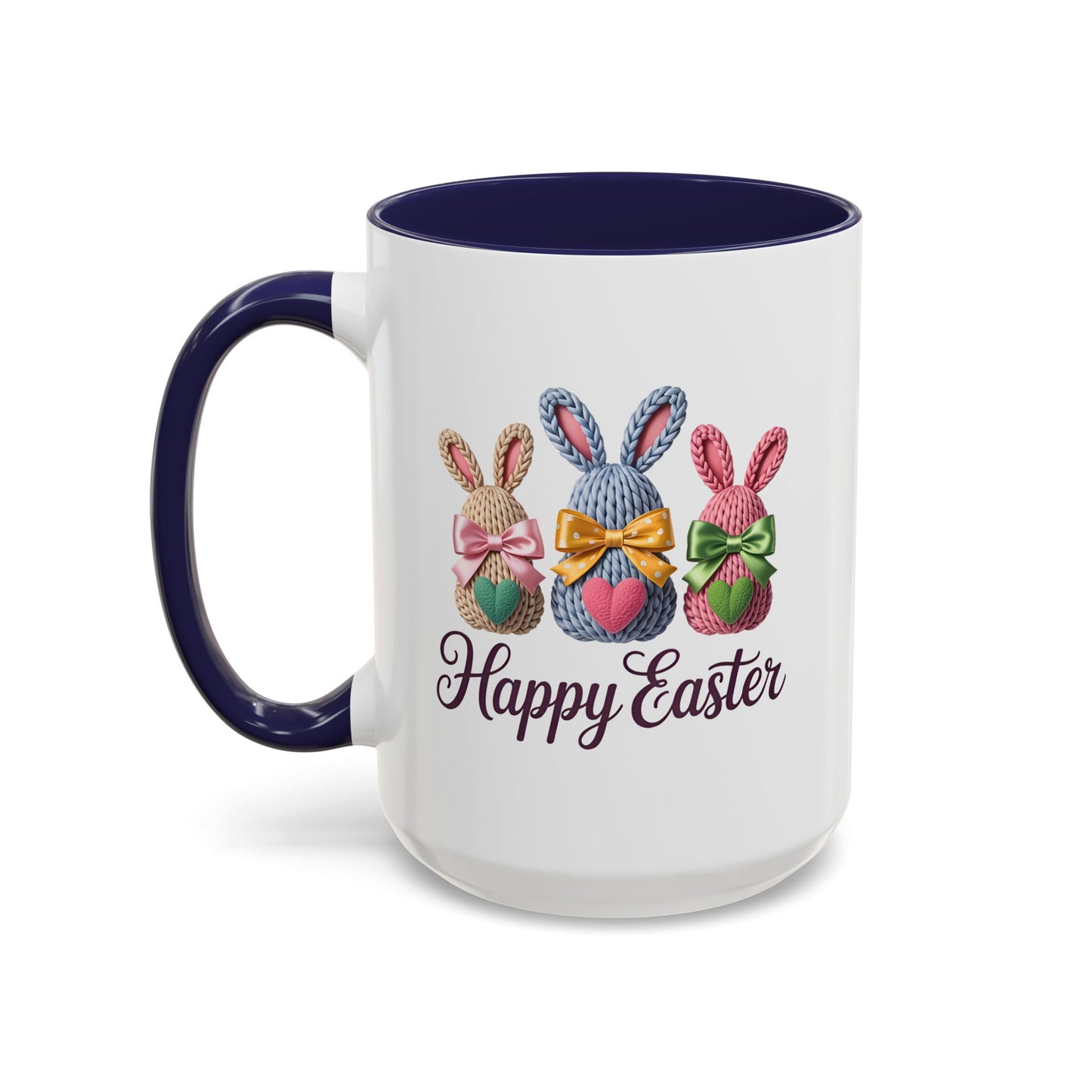 Easter Mug - Yarn Bunnies